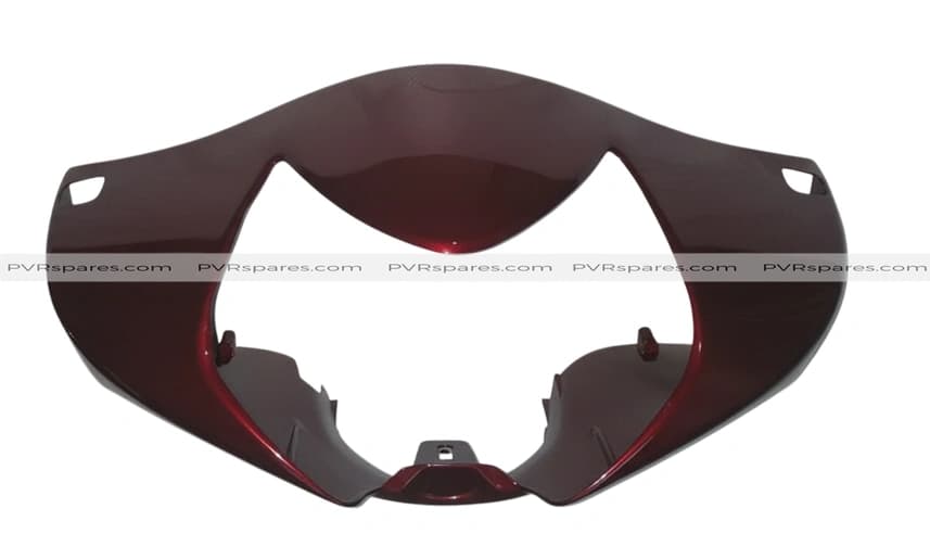 Aviator Headlight Cover/Mask || Color Maroon/Red