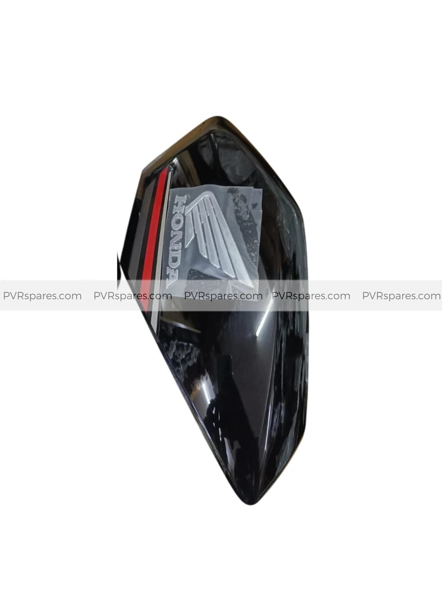 Honda SP 125 BS6 Tank Panel (Left) || Black and Red || Without Monogram
