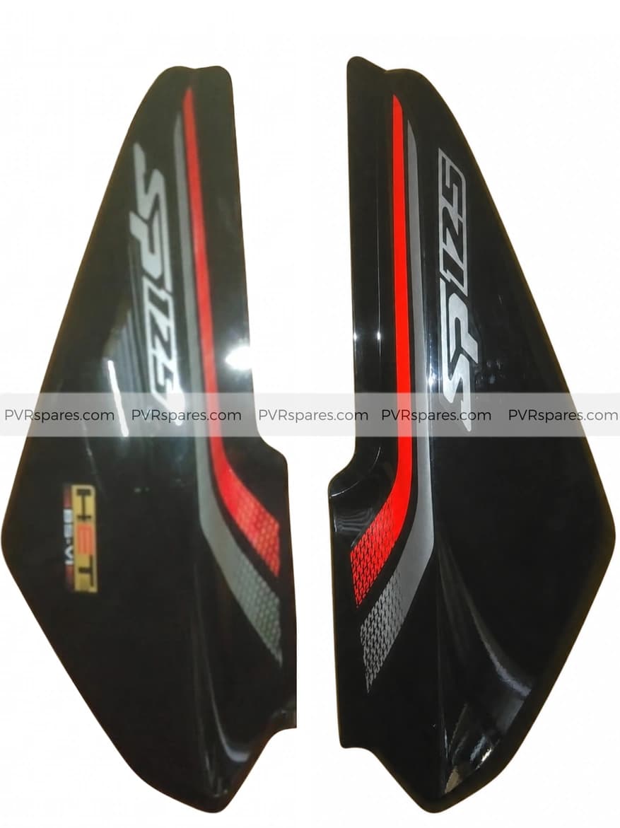 Honda SP 125 BS6 Side Panels || Black and Red