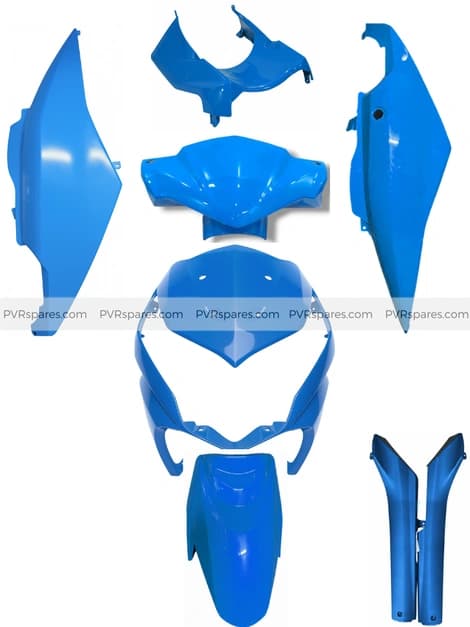 Honda DIO BS3 Full Body Kit || Color Blue